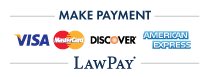 Make Payment | VISA | Master Card | Discover | American Express | LawPay
